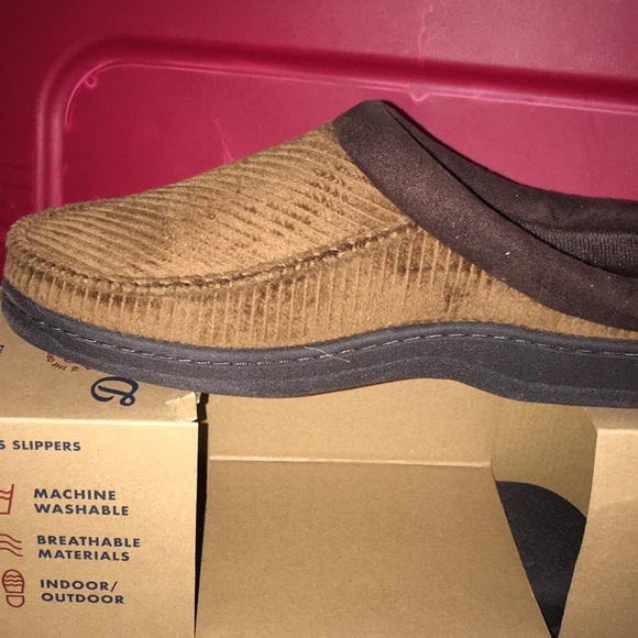 🏈🏈Size 10 -Gorgeous new man slippers Cognac - Picture 3 of 6